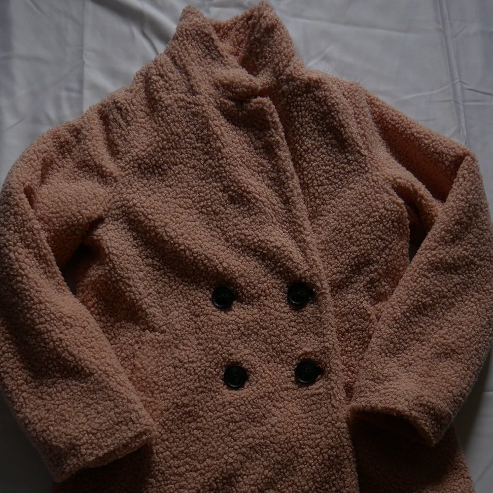 Sherpa Style Pea Coat